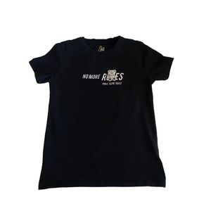 NOIZZ by MANIA No more rules crew neck t-shirt top bear small